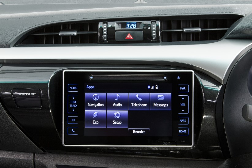 New Hilux Interior Gets Tablet Style Touch Screen Fleet