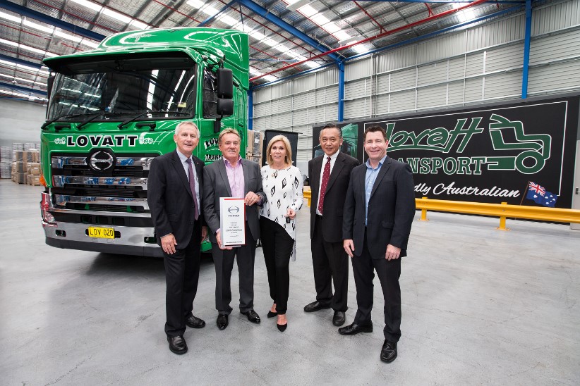 Lovatt Transport takes delivery of 100,000th Hino sold in ...