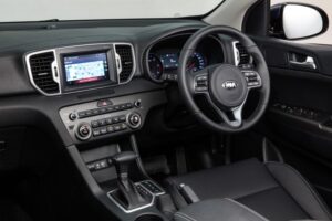 Kia Sportage interior novated fleet management
