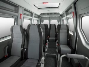 Renault Master Bus fleet interior