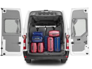 Renault Master Bus fleet luggage space