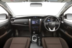 Toyota Fortuner novated lease touch screen