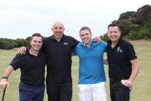 L-R: Aaron Baxter, CEO, Custom Fleet; Dean Adams, Managing Director, Agfa HealthCare; Ian Goodbody, CFO, Asciano; Daniel Thompson, General Manager Sales, Custom Fleet