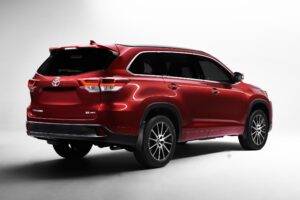 2017 Toyota Kluger new york overseas model rear