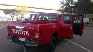 Toyota HiLux SR fleet management extra cab rear