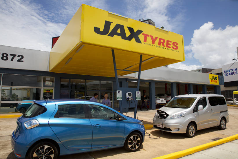 JAX Tyres rolls out free EV charging network
