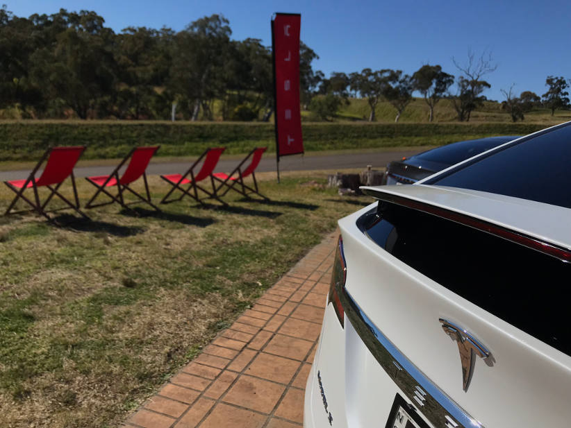 Tesla Model 3 - images from the launch drive day