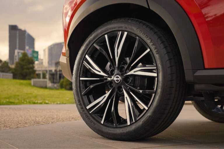 Novated lease Nissan Juke tyre rim goodyear