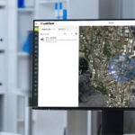 A Screenshot of a telematics map by webfleet