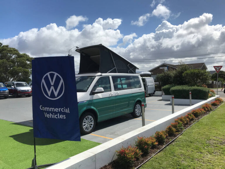 Volkswagen VW commercial vehicles launch California Beach