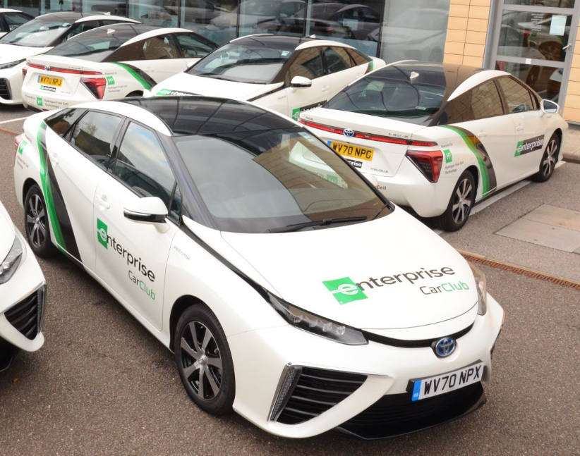 Toyota Mirai hydrogen cars join Enterprise rental fleet