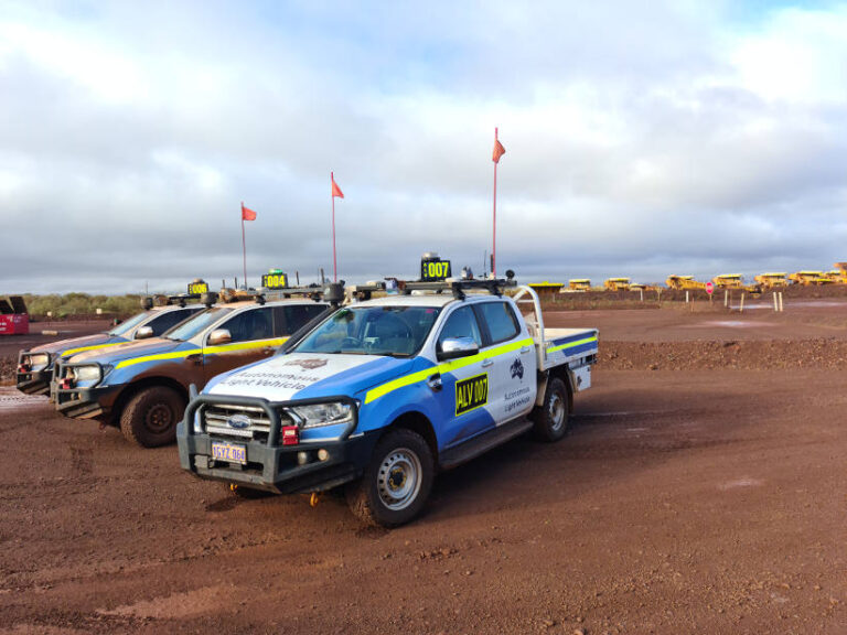 autonmous driving Ford Ranger at Fortescue mine site