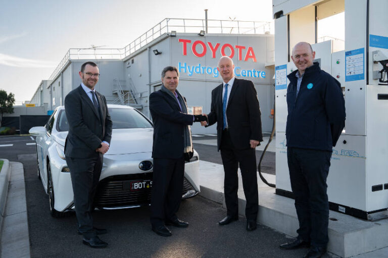 CSIRO toyota mirai lease fleet hydrogen fuel cell