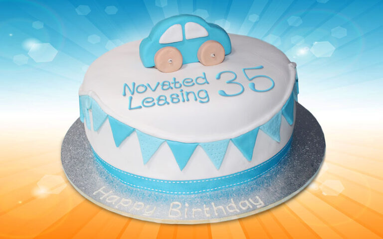 Birthday cake to celebrate 35 years of novated leasing