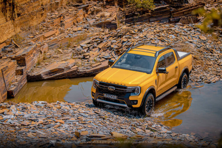 Ford Ranger Wildtrak X water crossing