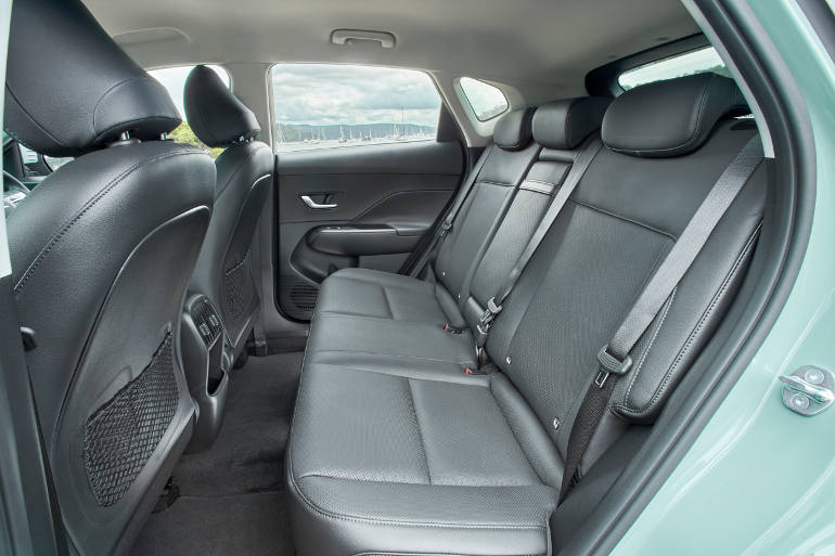 Interior of the Latest Hyundai KONA Premium Hybrid - 22