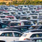 new car sales car park