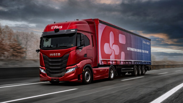 IVECO_Plus_Europe autonomous driving truck testing