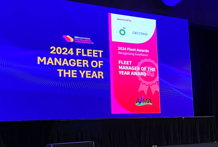 2024 AfMA Fleet Manager of the Year - Thomas Brayley Logan City Council