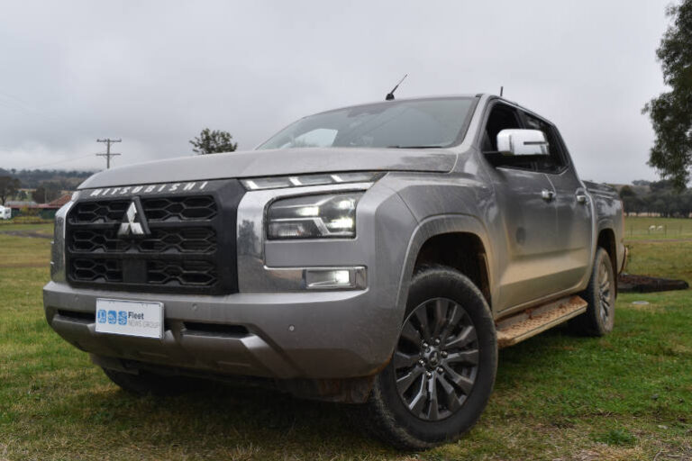 Grey Mitsubishi Triton