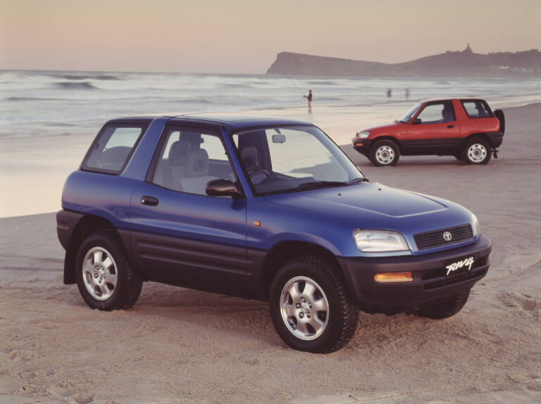 Early model RAV4 before it became popular with fleet buyers