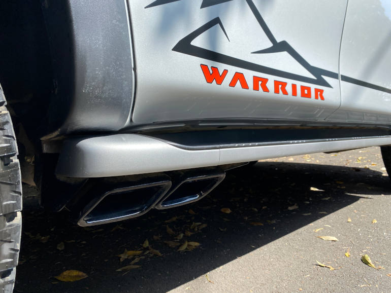 Nissan patrol bimodal exhaust