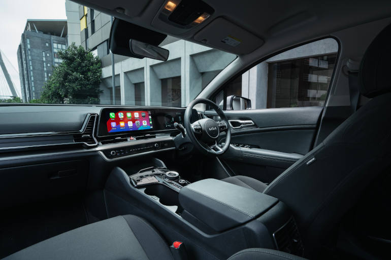 Kia infotainment system dash