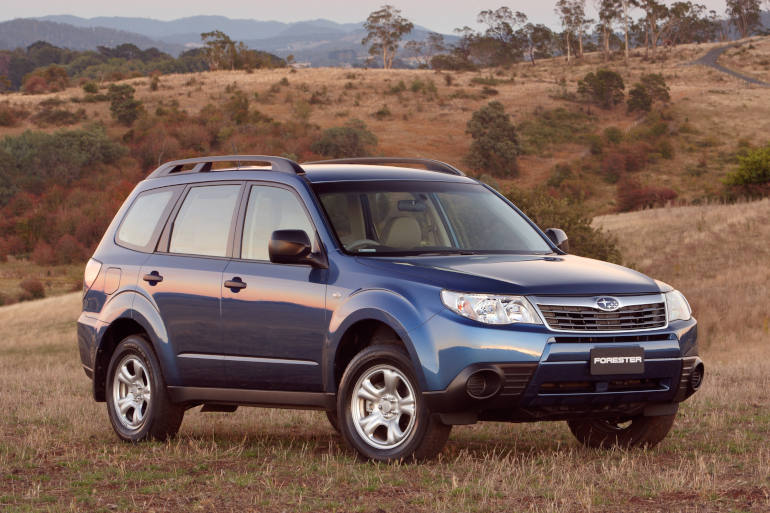 Blue Subaru Forester