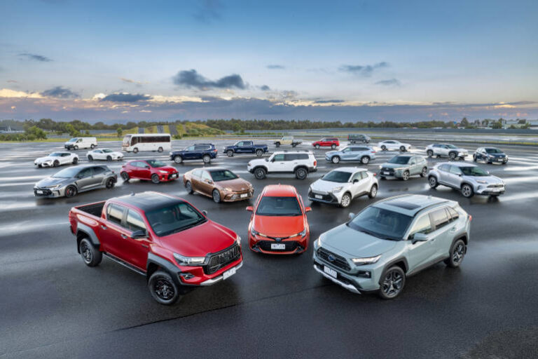 every new car sold by Toyota in Australia in 2024