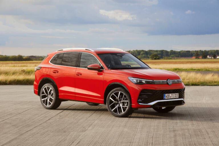 New VW SUV in red