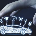 car on hand connected