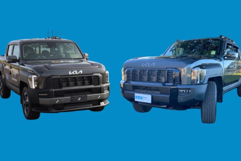 Kia Tasman SX and X Pro front bumper bar comparison