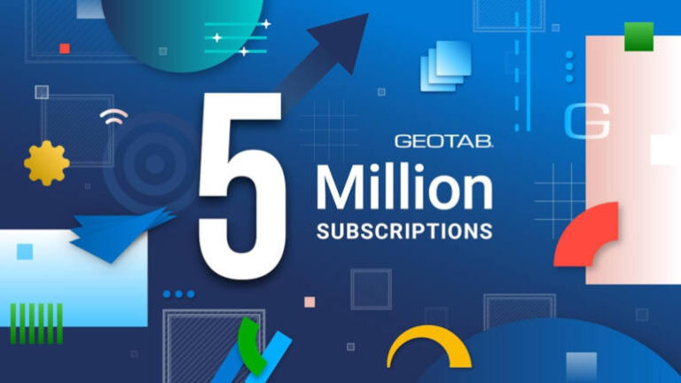 Geotab Surpasses 5 Million Connected Vehicle Subscriptions Globally