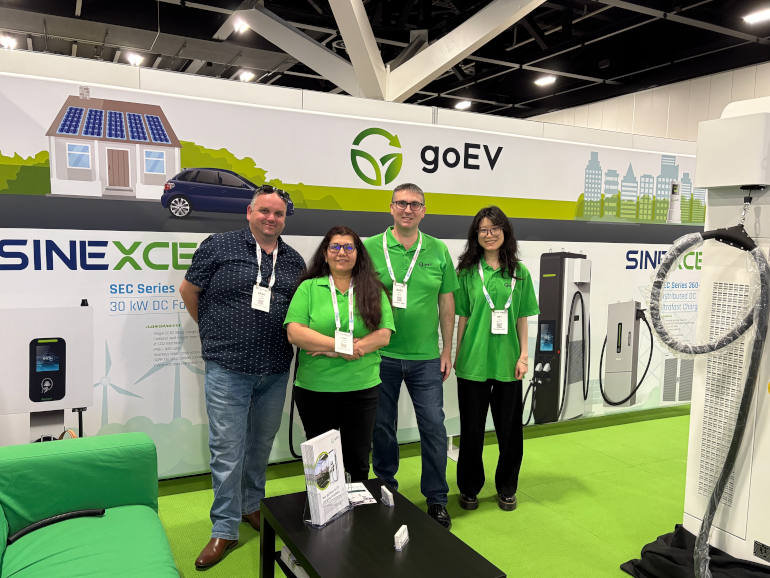 Mark Lampard and the Go EV team