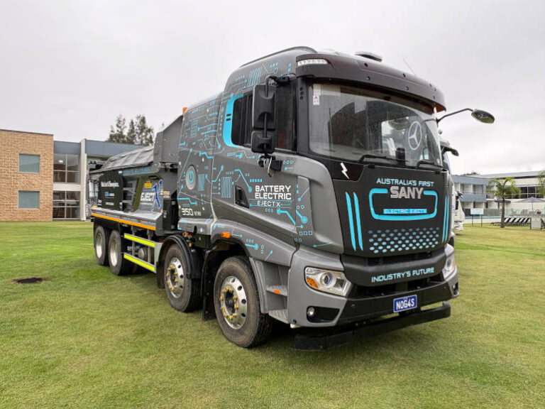 Electric tipper points to safer pathway for construction fleets