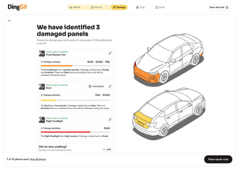 DingGo launches AI repair estimating platform for dealerships and repairers